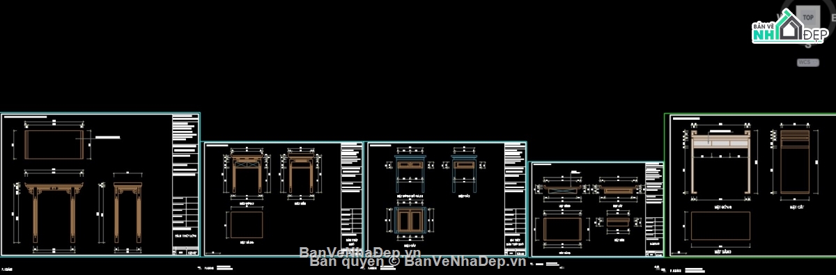 thư viện cad nội thất,cad nội thất,file cad nội thất,file cad tủ thờ,file cad bàn thờ,bản vẽ cad bổ nội thất