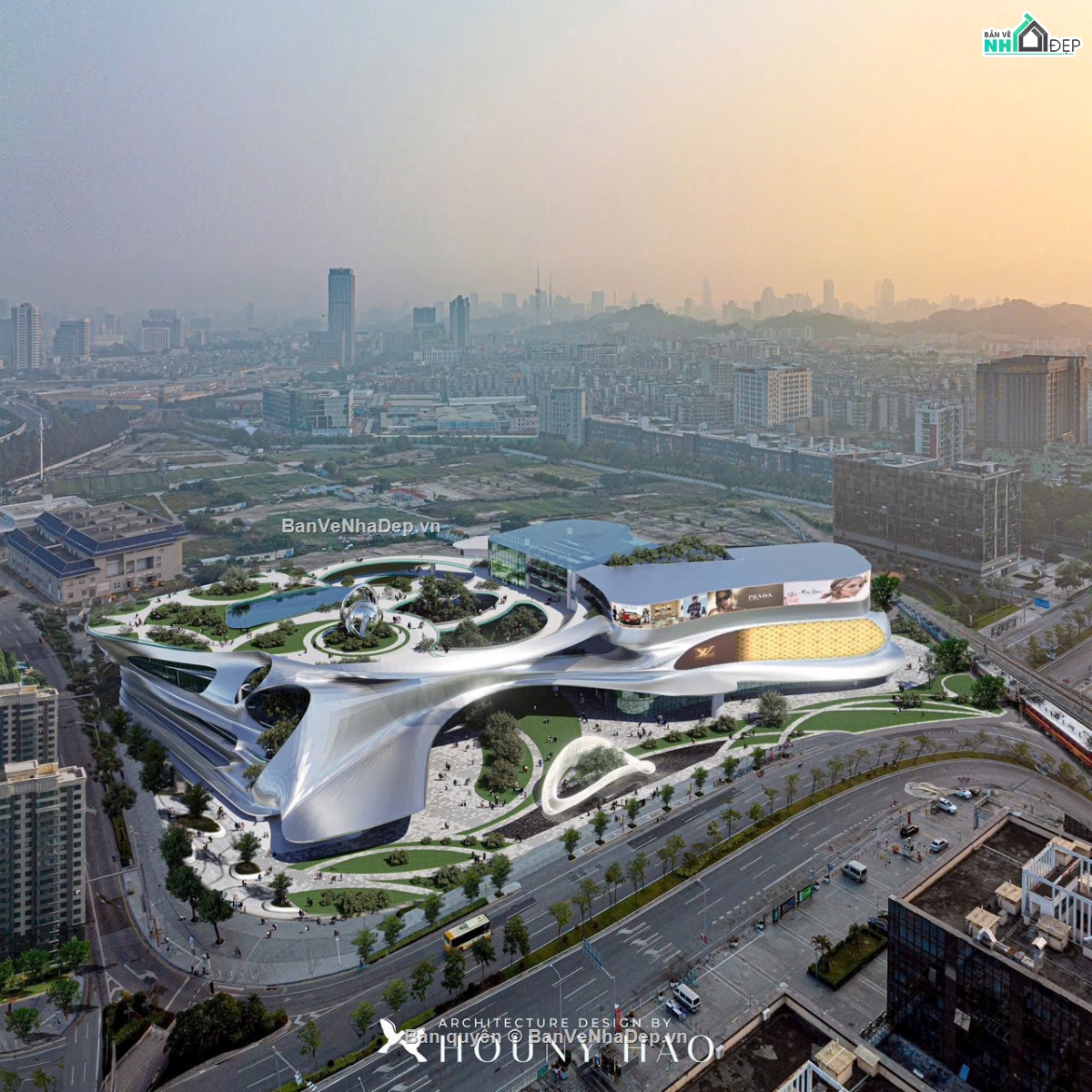 đồ án trung tâm thương mại,file revit hoàn chỉnh,d5 render hoàn thiện,bản vẽ khu đất cad