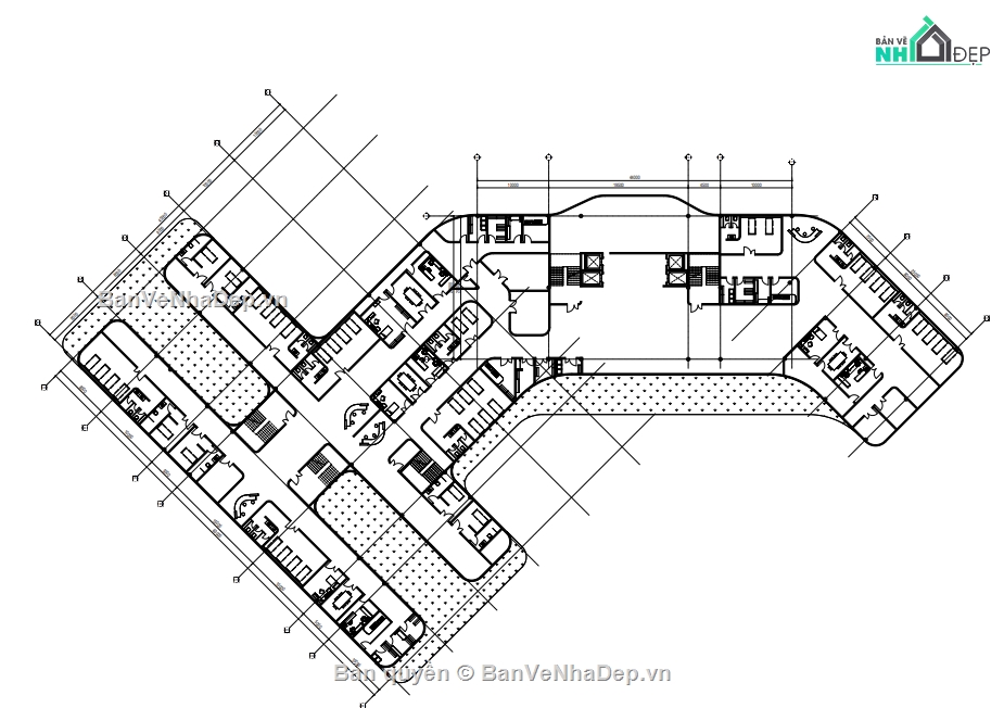 đồ án bệnh viện,mô hình revit,phối cảnh d5 render,bệnh viện đa khoa
