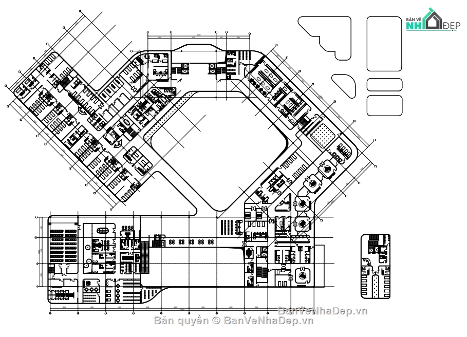 đồ án bệnh viện,mô hình revit,phối cảnh d5 render,bệnh viện đa khoa