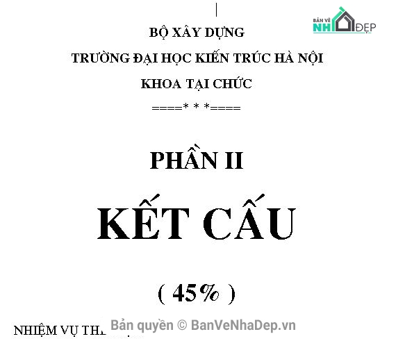 đồ án tốt nghiệp,đồ án xây dựng,Đồ án tốt nghiệp kĩ sư xây dựng
