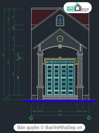 5 file Autocad nhà cấp 4 miễn phí tải nhiều