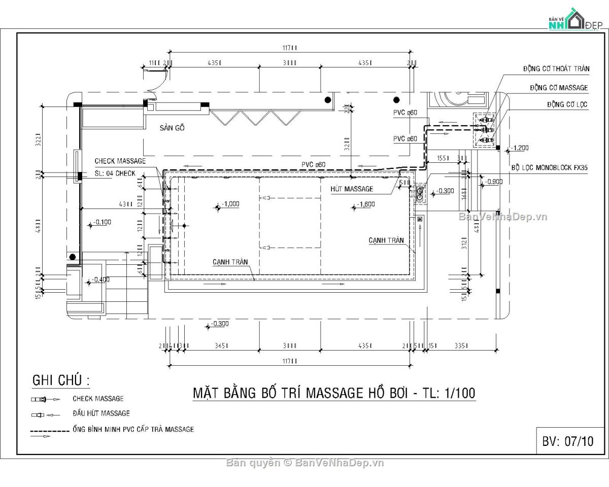 Bản vẽ autocad hồ bơi,bản vẽ hồ bơi,Thi cong ho boi,Xay dung ho boi thong minh