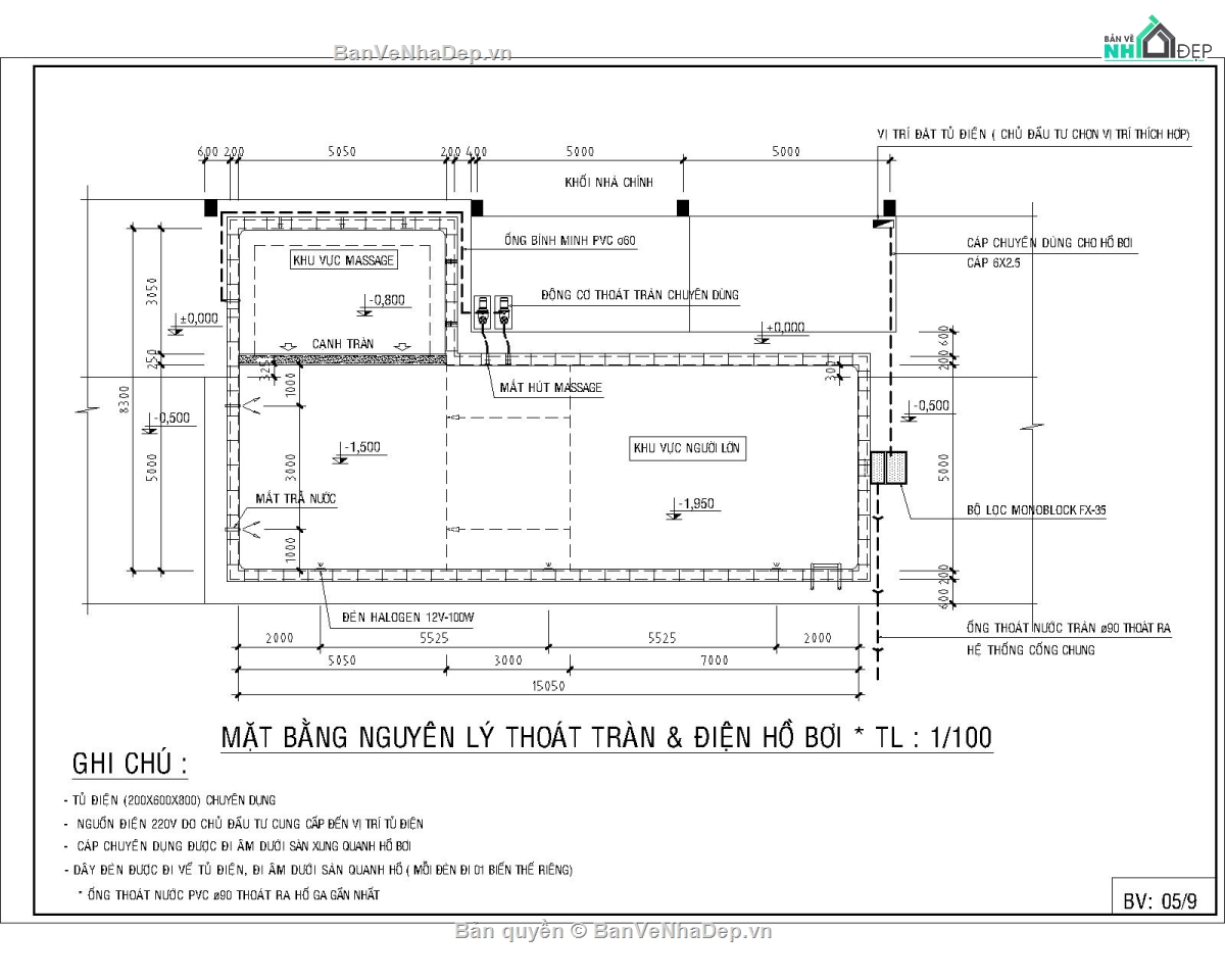 file cad hồ bơi,Bản vẽ hồ bơi file cad,Bản vẽ autocad hồ bơi,file cad bể bơi