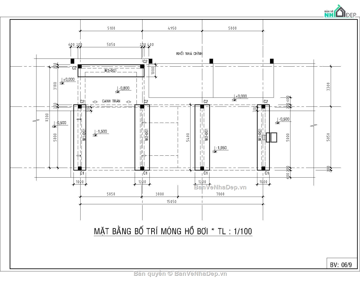 file cad hồ bơi,Bản vẽ hồ bơi file cad,Bản vẽ autocad hồ bơi,file cad bể bơi