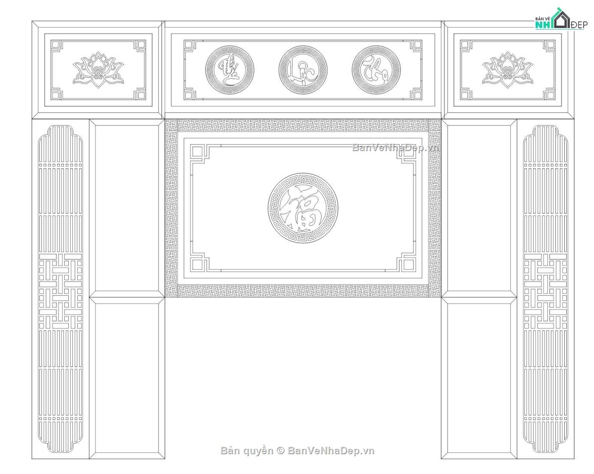 mẫu phòng đẹp,mẫu phòng thờ,CNC,vách thờ hiện đại