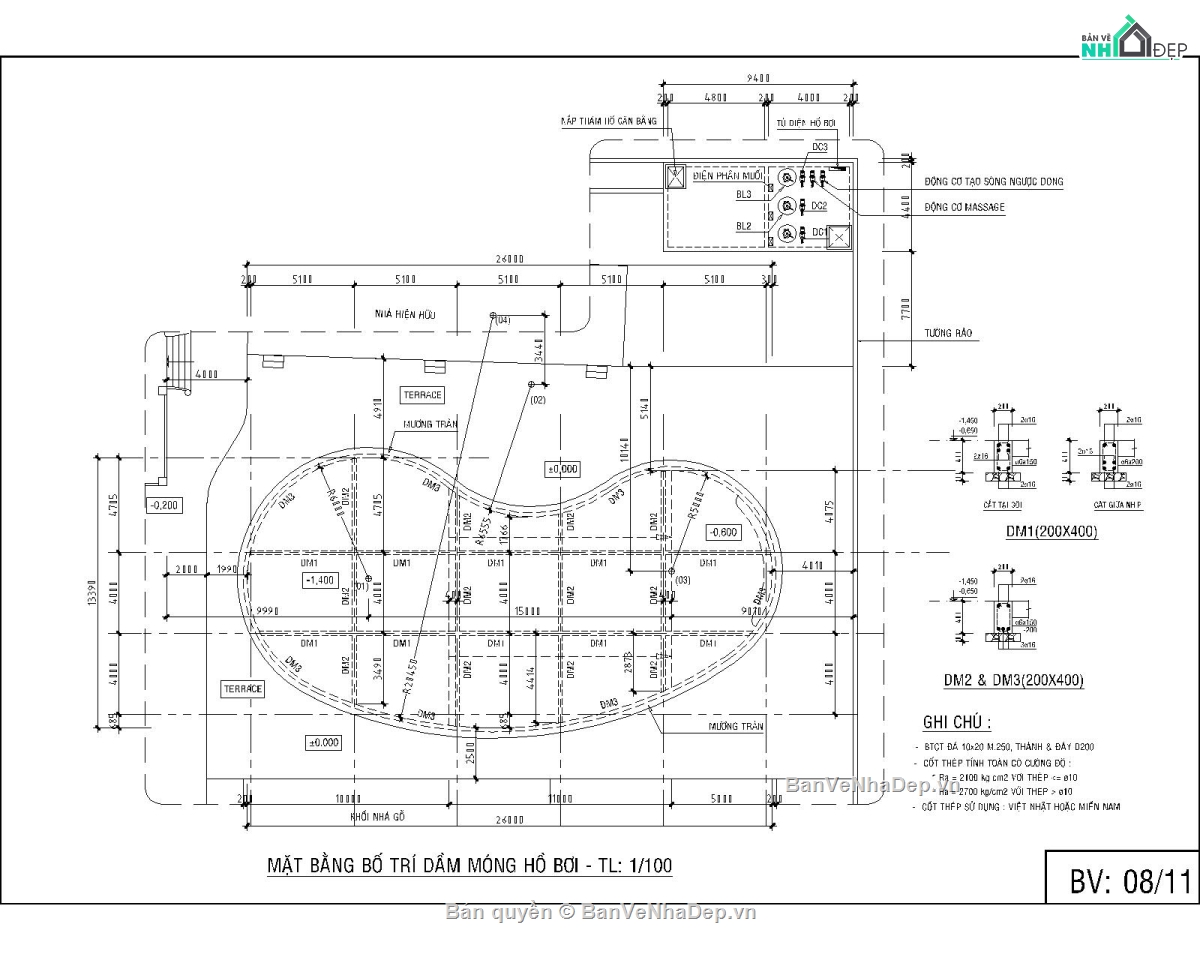 Kiến trúc,bản vẽ,hồ bơi tự do,bản vẽ kiến trúc hồ bơi,Mẫu bản vẽ hồ bơi