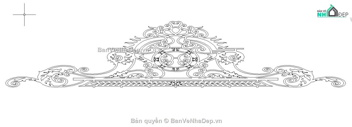 Chóp cổng cnc,File dxf chóp cổng cnc,Chóp cổng cnc file dxf