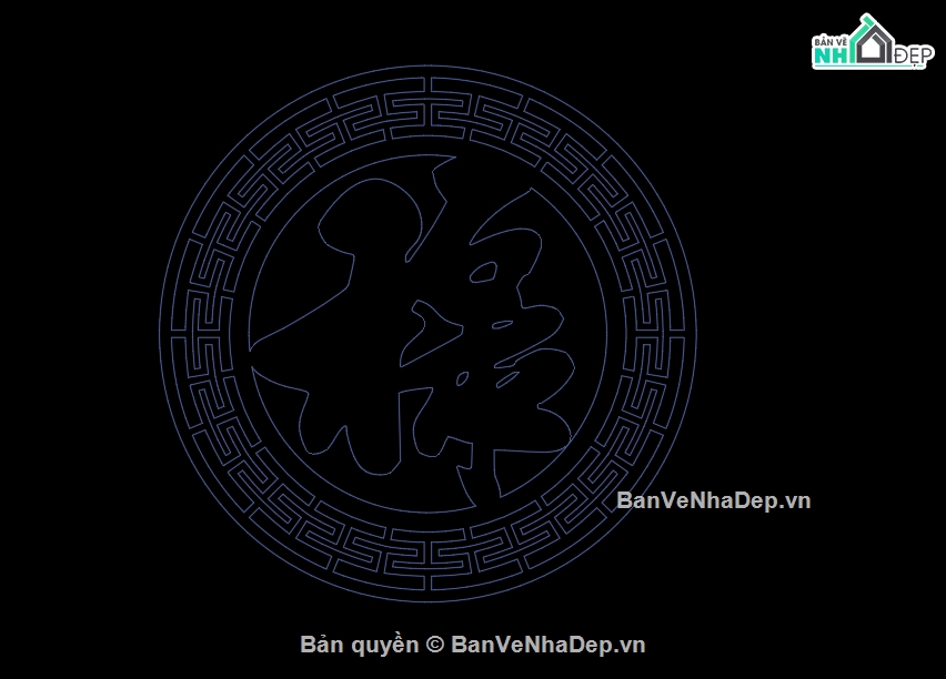 Chữ Lộc Tiếng Hán,Chữ Lộc Tiếng Hán CNC,DXF Chữ Lộc Tiếng Hán CNC,DXF Chữ Lộc Tiếng Hán,Chữ Lộc cnc,DXF chữ Lộc