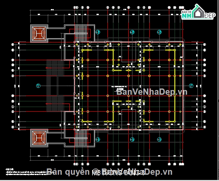 file thiết kế chùa,file cad chùa,file acd chùa Thiên Lai,Chùa Thiên Lai file cad