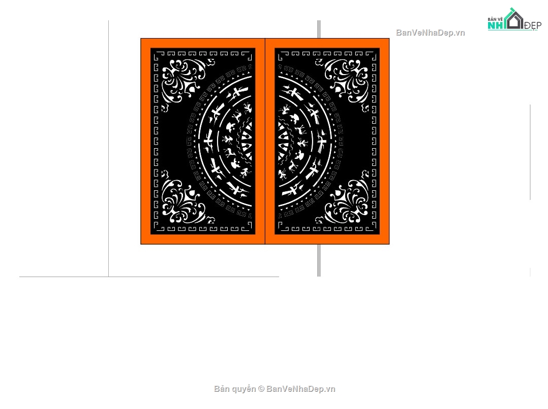 cổng 2 cánh CNC đẹp,file cnc cổng 2 cánh,mẫu cnc cổng 2 cánh