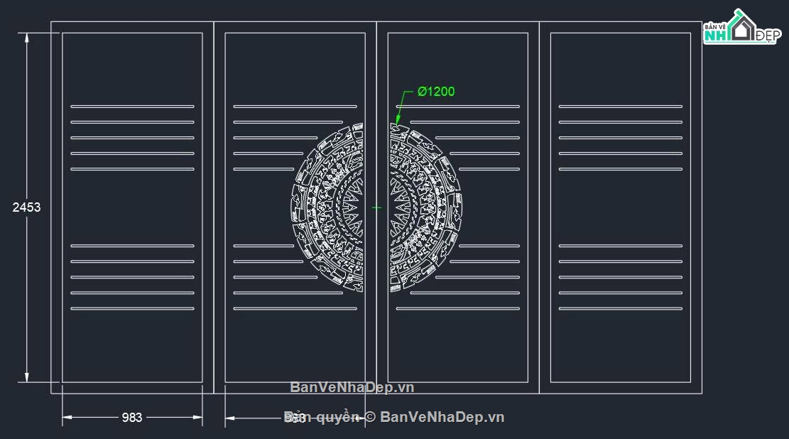 trống đồng CNC,4 cánh trống đồng,file cnc 4 cánh trống đồng