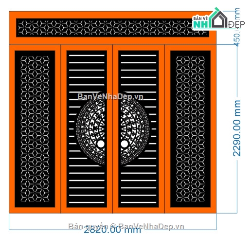 CNC cổng 4 cánh,cổng đẹp 4 cánh,mẫu cổng 4 cánh