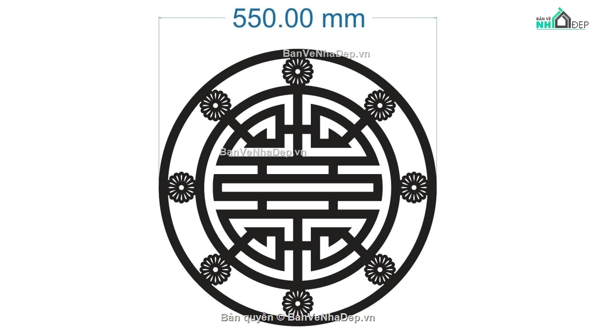 chữ thọ,hoa văn chữ thọ,hoa văn tròn