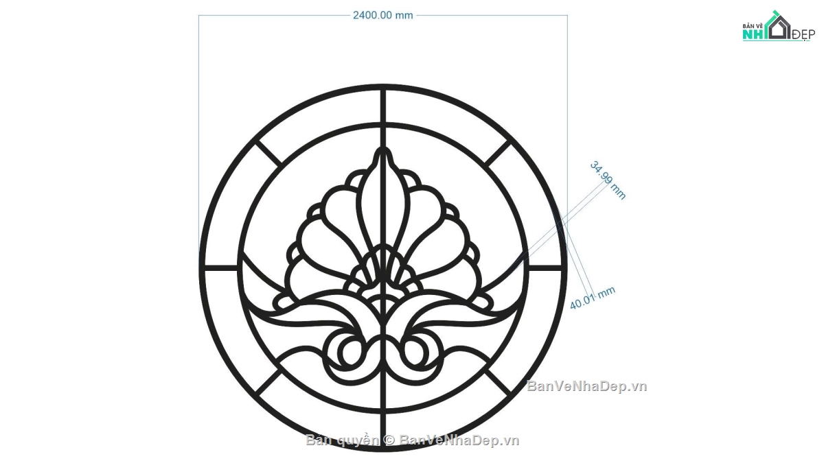 dxf hoa văn,hoa văn tròn,hoa văn CNC cung tròn,hoa văn