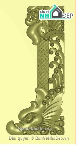 chân kệ hình rồng cnc,file jdp chân kệ rồng,chân kệ rồng jdp