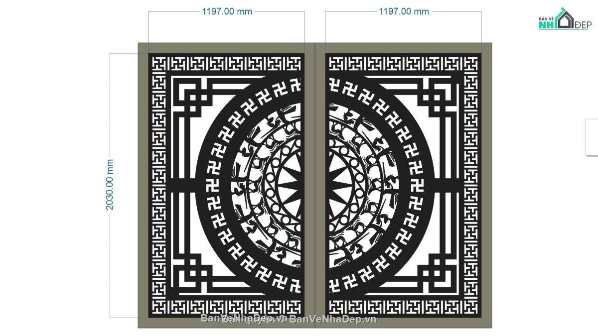 cổng 2 cánh cnc,file cnc cổng 2 cánh,mẫu cổng 2 cánh