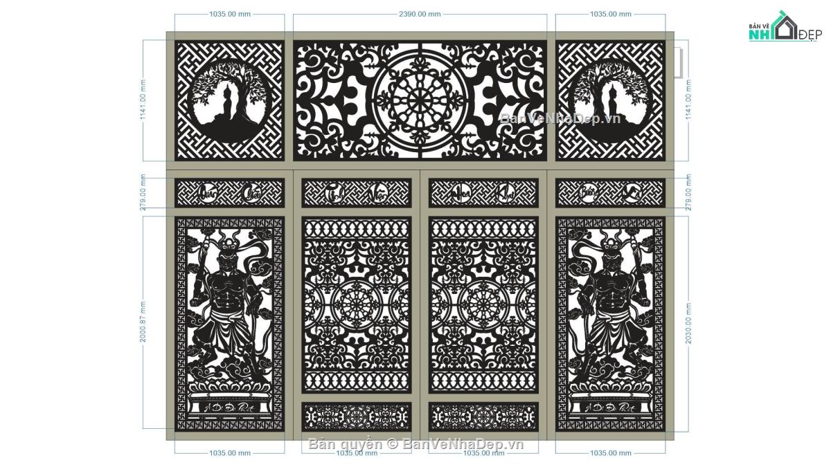 mẫu thiết kế chùa,cổng chùa cnc,file cnc cổng chùa,mẫu cổng chùa