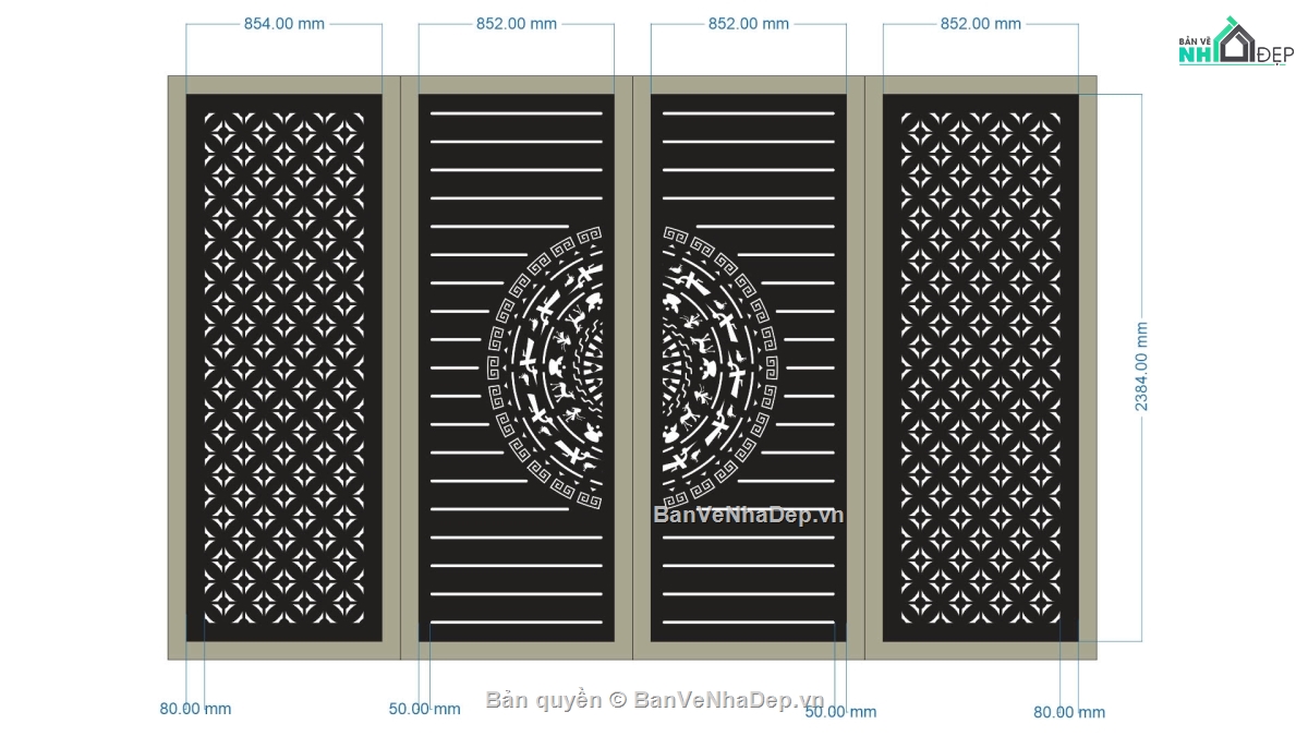 trống đồng CNC,file cnc cổng 4 cánh,mẫu cnc cổng 4 cánh