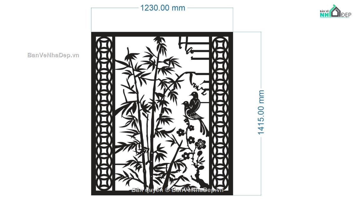 mẫu hàng rào,CNC tứ quý,hàng rào tứ quý,hàng rào
