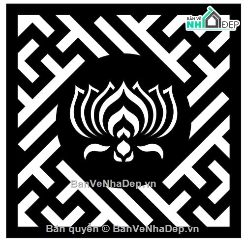 mẫu hoa sen cnc,mẫu cnc hoa sen,file cnc hoa sen