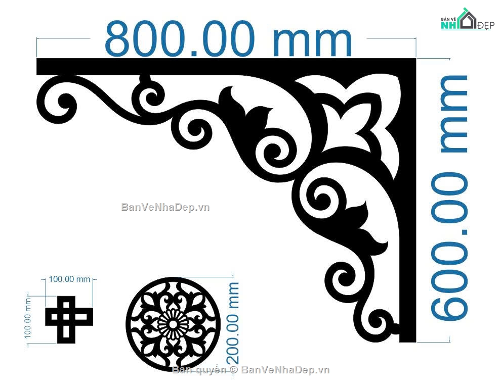 cnc hoa văn,hoa văn cắt cnc,hoa văn
