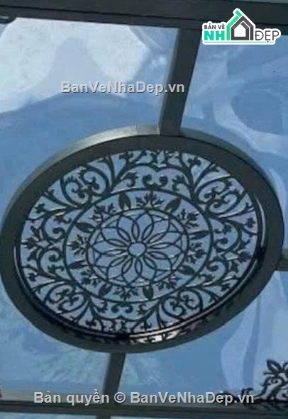 hoa văn cnc,hoa văn tròn,file hoa văn tròn mái kính