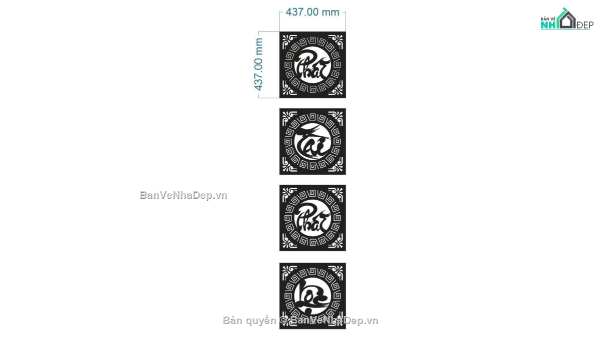 CNC phát tài phát lộc,dxf tài lộc,mẫu tài lộc,phát tài phát lộc