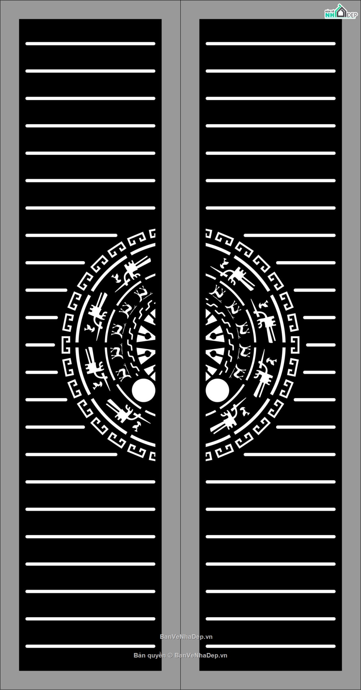 cổng 2 cánh,vách cổng 2 cánh,cổng 2 cánh cnc