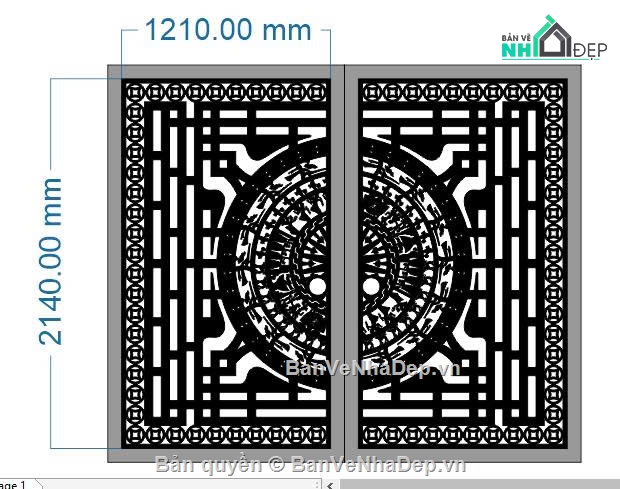 cổng cnc đẹp,cn cổng 2 cánh,cổng đẹp cnc