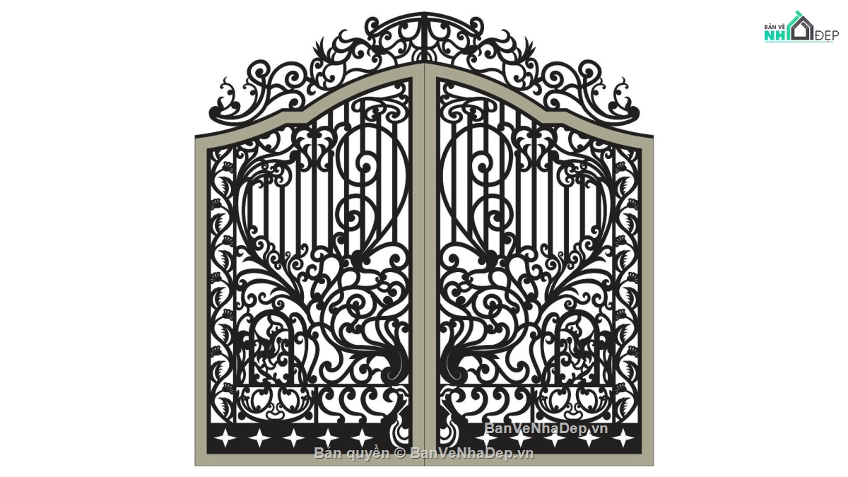 Cổng 2 cánh,file dxf cổng 2 cánh,cổng 2 cánh dxf
