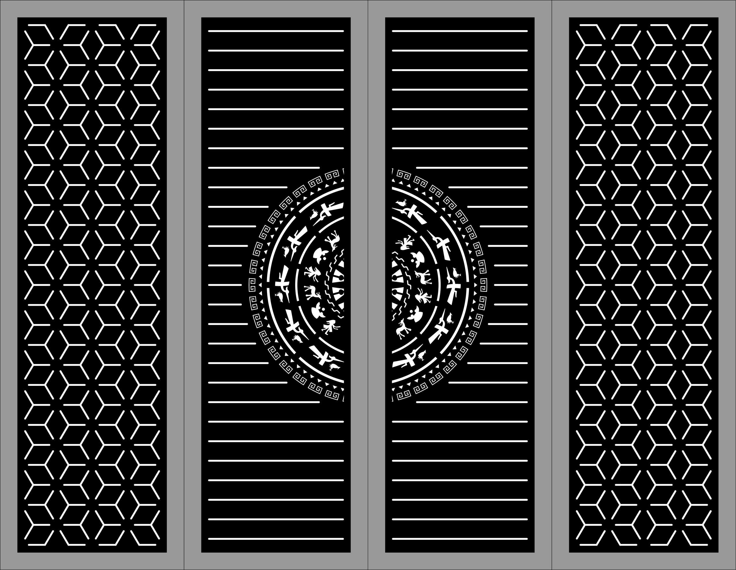 Cổng 4 cánh bông tuyết,Cổng 4 cánh,Cổng 4 cánh file dxf,Cổng cnc file dxf