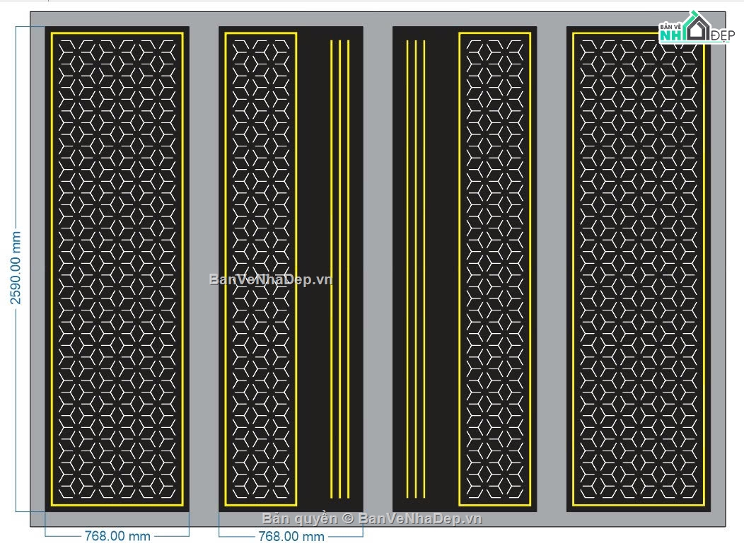 cổng 4 cánh cnc,cổng trống đồng cnc,cổng trống đồng dxf