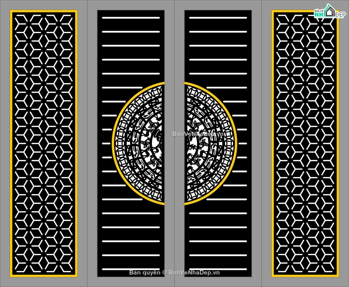 file cổng cnc,file cnc cổng,cnc mẫu cổng 4 cánh