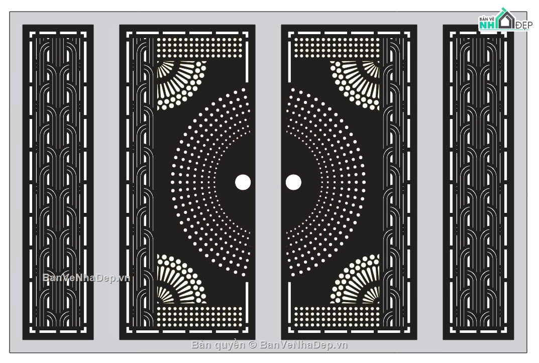 Cổng 4 cánh quạt,cổng 4 cánh quạt,cổng 4 cánh quạt file dxf