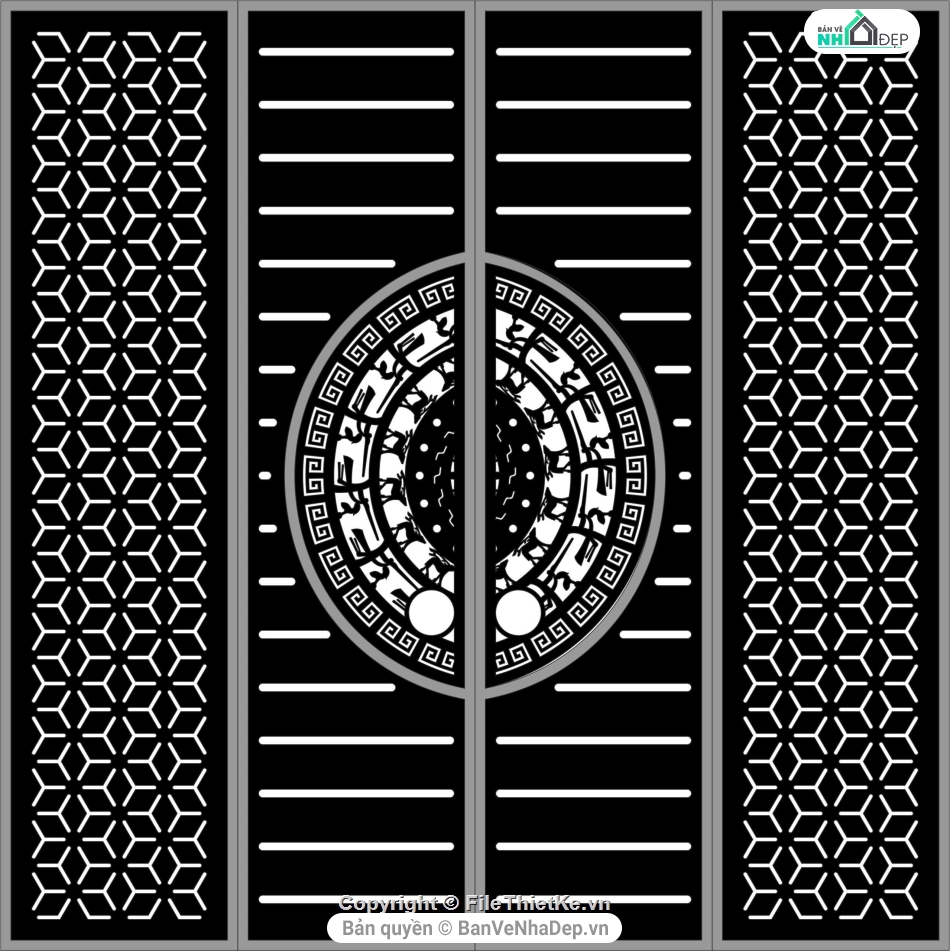 cổng trống đồng,cổng trống méo,cổng cnc