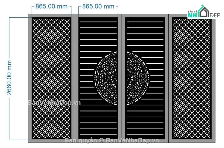 cổng trống đồng cnc,cổng 4 cánh cnc,cổng cnc trống đồng