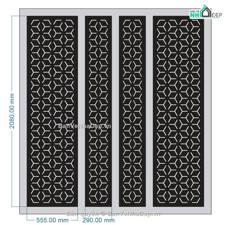 Cổng bông tuyết 4 cánh,Cổng bông tuyết cnc,cổng 4 cánh cnc
