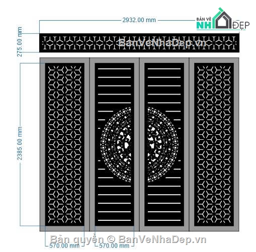 cổng trống đồng cnc,cổng trống đồng,cổng cnc trống đồng