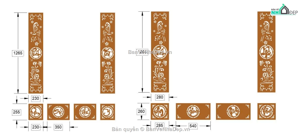 Cổng cnc mới nhất,Cổng cnc file dxf,Cổng file dxf