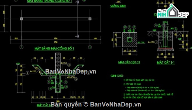 cổng làng mới,cổng làng văn hóa,cad cổng làng văn hóa