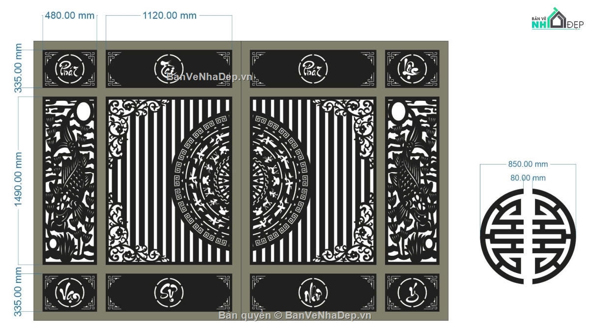 cổng phát tài phát lộc,cổng vạn sự như ý,mẫu cổng phát tài phát lộc