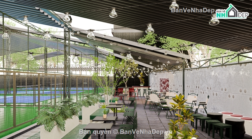 sân thể thao,thể thao,pickleball,cafe,trung tâm thể thao,nhà sân vườn