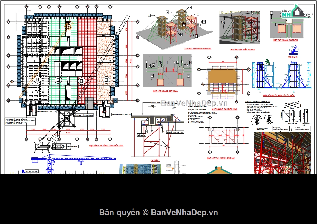 Kiến trúc tòa nhà,tòa nhà 7 tầng,bản vẽ tòa nhà 7 tầng