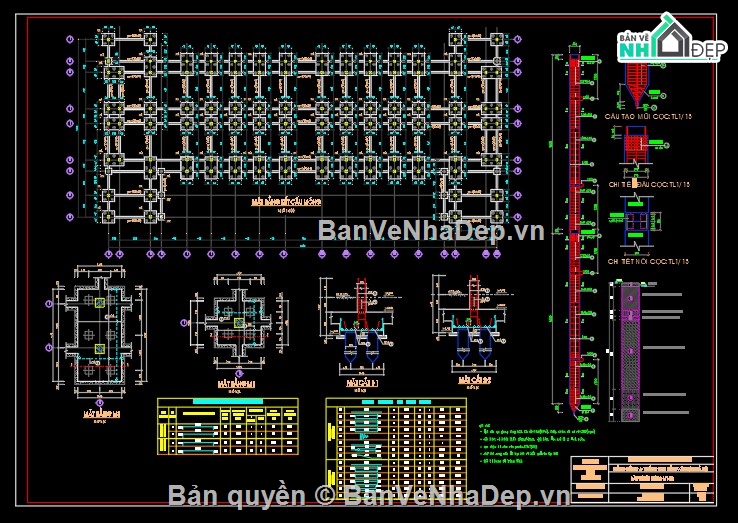 đồ án thuyết minh,đồ án móng,bản vẽ đồ án