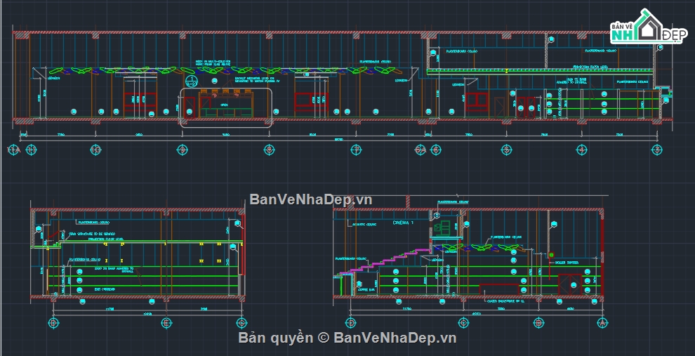 Rạp phim CGV,rạp chiếu phim,file cad rạp chiếu phim