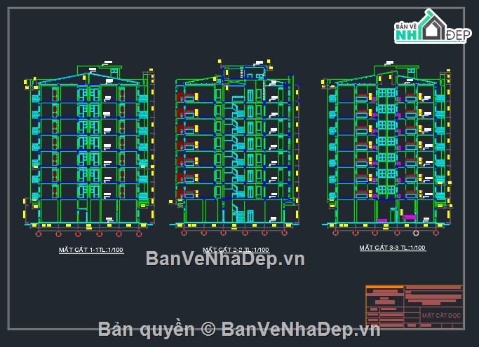thiết kế nhà cao tầng,nhà cao tầng,nhà 10 tầng,cad nhà cao tầng
