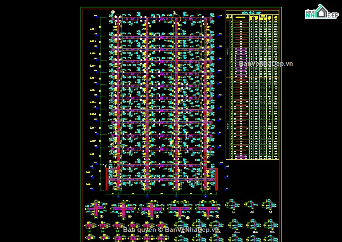 Đồ án chung cư,Đồ án chung cư 10 tầng,Đồ án tốt nghiệp chung cư 20 tầng,đồ án tốt nghiệp chung cư cao tầng