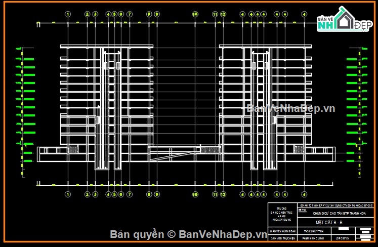 Đồ án chung cư,Đồ án chung cư 10 tầng,Đồ án tốt nghiệp chung cư 20 tầng,đồ án tốt nghiệp chung cư cao tầng