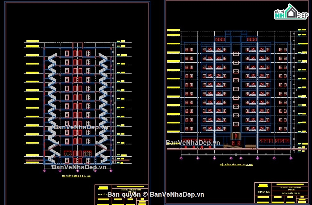 Đồ án chung cư,chung cư 11 tầng,Đồ án tốt nghiệp chung cư 20 tầng,Đồ án chung cư 10 tầng
